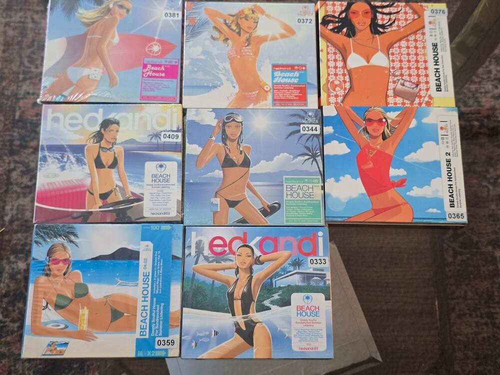 Hed Kandi Beach House 8 CD Lot Deeply Soulful Summer Listening Series